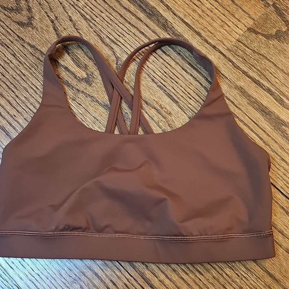 Lululemon Athletica Brown Strappy Sports Bra - Picture 2 of 5